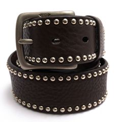 J��M DAVIDSON SIDE STUDS BELT 38MM / J��M�ǥ����åɥ��� �����ե쥶�� ���� �����å� �������֥饦�� �Ǥ��� �٥�� ���