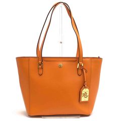 LAUREN RALPH LAUREN Saffiano Leather Halee Tote / ������� ���� ������� ���� �����쥶�� ���ݤ� ��󥷥������Хå� �֥饦�� �� �ȡ��ȥХå� ��ǥ�����