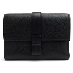 LOEWE C660S86X01 Small vertical wallet in soft grained calfskin �С��ƥ����� ������å� ���⡼�� / ������ ����ѥ��ȥ�����å� ���եȥ��쥤�󥫡��ե����� ���� �����ޤ� �������줢�� ��˥��å��� �˽����� �֥�å� �� ���� ��ǥ�����
