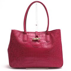 Longchamp ROSEAU CRC ロゾ クロコ / ロンシャン 牛革 カウハイド 定番