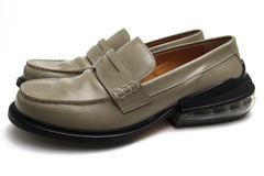 Maison Martin Margiela S57WR0057 Airbag Heel Loafer / �ޥ륿��ޥ른���� �ޥ른���� ���������� �֥�å���ɥ����ե쥶�� ���� ���졼 ���� ����������ե��� ���