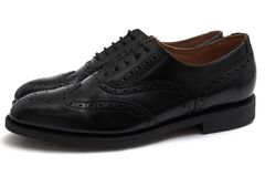 NPS 091-305 5 Eye Oxford Brogue Shoe Hi-Shine / ���̥ԡ����� ���å����ե����ɥ��塼�� �ϥ����㥤��ݥ�å���쥶�� ���� NPS Essential Collection �����󥰥��å� �����ʥ��ȥ����� ���åɥ��䡼���������ˡ �֥�å� �� �ӥ��ͥ����塼�� ���