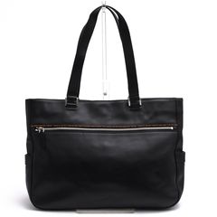 Paul Smith PSR562 ZIP SIGNATURE LEATHER TOTE BAG ���åץ����ͥ��㡼 / �ݡ��륹�ߥ� ������ơ����ޥ�����ȥ饤�� ���� ���� �֥�å� �� �ȡ��ȥХå� ���