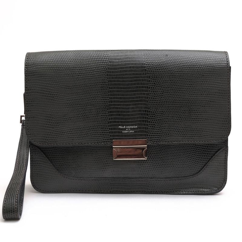 PELLE MORBIDA / �ڥå���ӥ� �ꥹ�ȥ��ȥ�å��դ� �ꥶ���ɥ����󷿲��� ���� ���졼 ���� ������ɥХå�/����å��Хå� ���