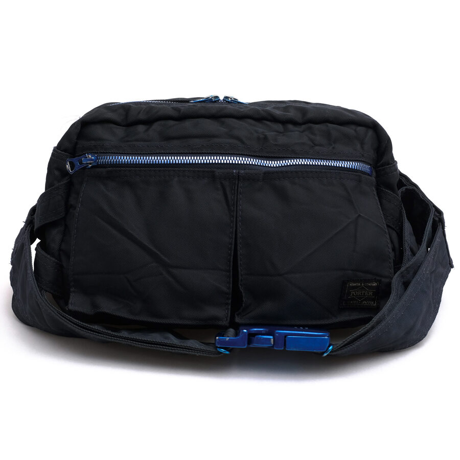 ✨限定人気商品✨ポーター RIDE ライド 近江ちぢみ ウエストバッグ シワ加工 PORTER 812-07194 RIDE WAIST BAG ライド / ポーター 吉田カバン シワ