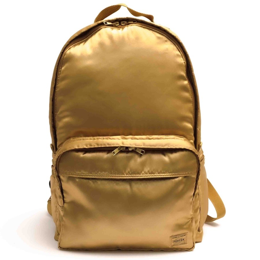 ポーター 吉田カバン／PORTER リュック バッグ バックパック メンズ 男性 男性用 ナイロン ゴールド 金  34-61-0423-176 DAYPACK BULLION GOLD ブリオン ゴールド デイパック PORTER 34-61-0423-176 DAYPACK BULLION GOLD ブリオン ゴールド