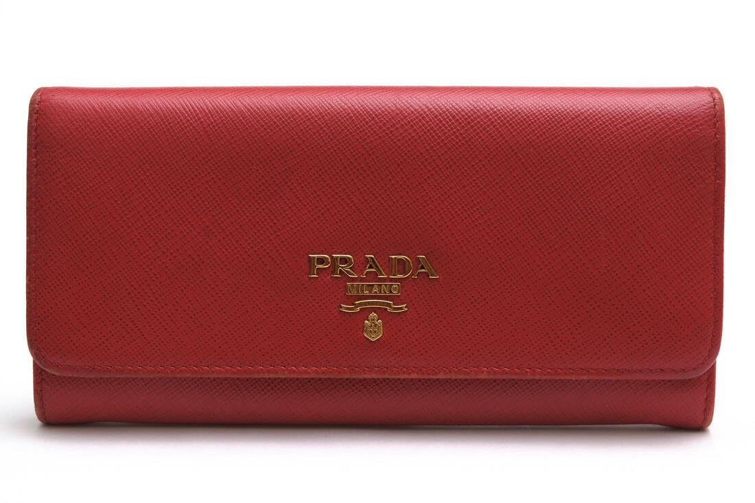 美品✨PRADA サフィアーノ　長財布　フラップ 1MH132 PRADA 1MH132 SAFFIANO METAL / プラダ フラップ式 サフィアーノレザー