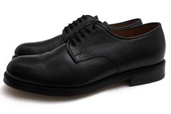 Silvano Mazza 98020 / シルバノマッツァ 牛革 Uチップ ブラック 黒