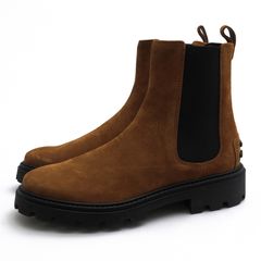 TOD'S XXW08J0GF90BYE Gomma Pesante Chelsea Boots / �ȥå� �饰������ ���� �֥饦�� �� �����ɥ����֡��� ���