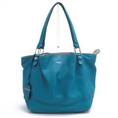 TOD'S Flower Tote �ե��Хå� / �ȥå� �ڥ֥�ɥ쥶�� ���� ���ܳ� �����󥯥쥶�� �֥롼 �� �ȡ��ȥХå� ��ǥ�����