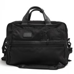TUMI 26180D2E ALPHA2 Three Way Brief ����ե� / �ȥ��� FXT�Хꥹ�ƥ��å��ʥ����� �ʥѥ쥶�� ���� 3WAY ���å� ���������Хå� �֥�å� �� �ӥ��ͥ��Хå� ���
