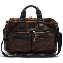 TUMI 92640DB2 Alpha Bravo Leather Andersen Slim Commuter Brief ����������� ����ॳ�ߥ塼���� / �ȥ��� �ޥ���ĥ �����ꥢ���ե륰�쥤�󥫥��ϥ��ɥ쥶�� ���� �Ρ���PC��Ǽ�� 2WAY ���������Хå� �������֥饦�� �Ǥ��� �ӥ��ͥ��Хå� ���