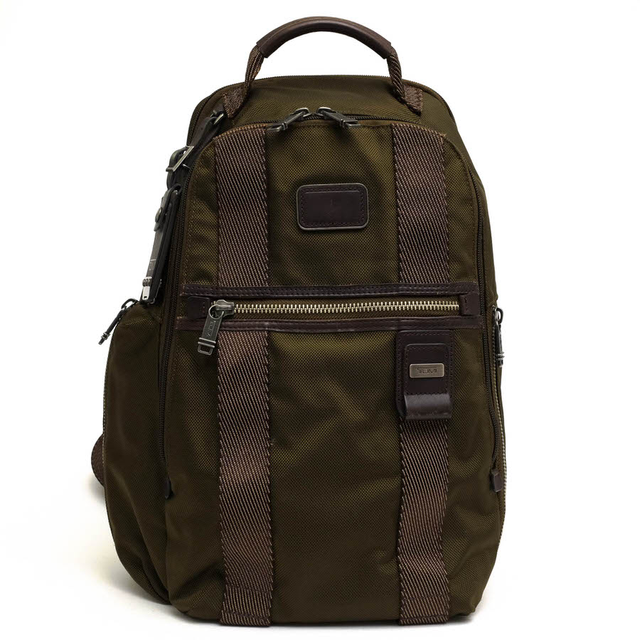 TUMI オリーブ ナイロンリュック Mens Bag 【公式通販】