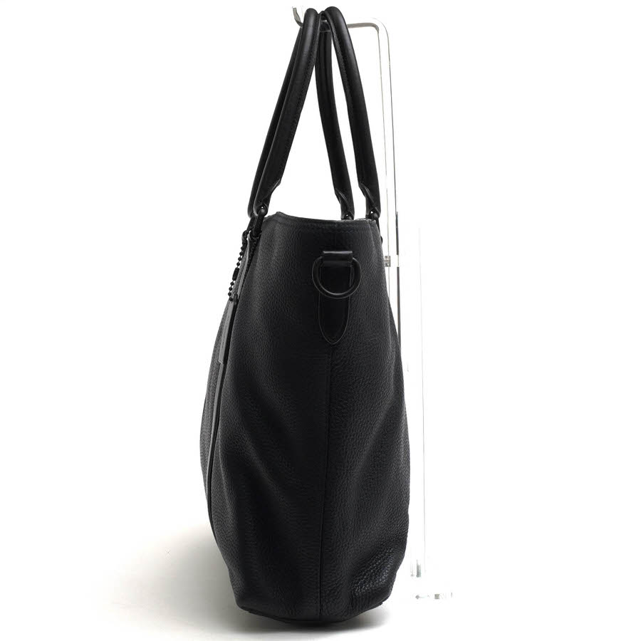 COACH 57773 Harness Metropolitan Tote �ϡ��ͥ� ��ȥ��ݥ꥿�� �ȡ��� / ������ �ڥ֥�ɥ쥶�� ���� ���ܳ� �����󥯥쥶�� �Ρ���PC��Ǽ�� �ͥ��ӡ� �� �ȡ��ȥХå� ���