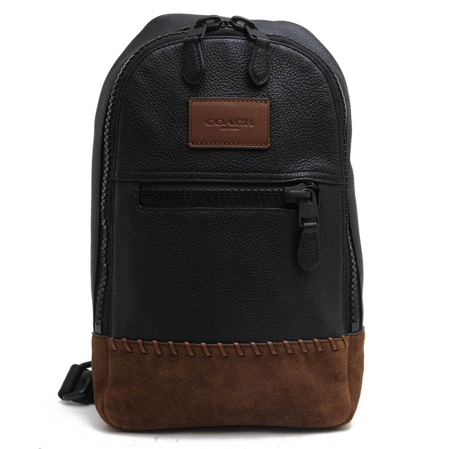 COACH 71986 Campus Pack Rip and Repair Polished Pebble Leather 