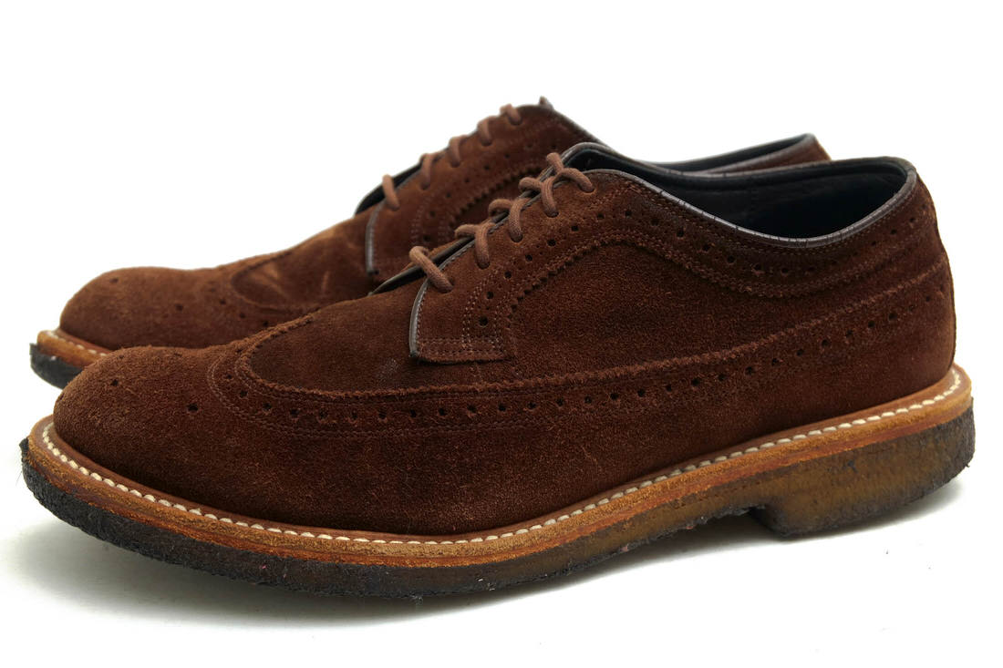 REGAL NN-F2007 DWELLER SHOES WING TIP COW SUEDE with GORE-TEX 2L 