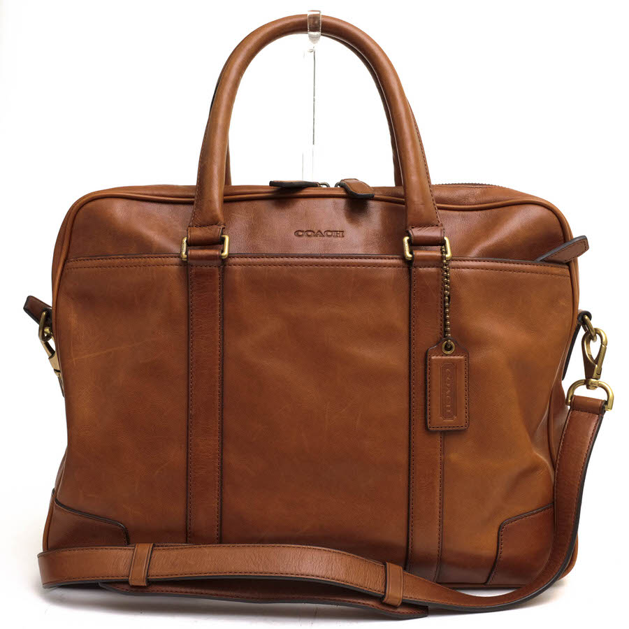 COACH 70901 Bleecker Leather Slim Brief ブリーカー スリム ブリーフ