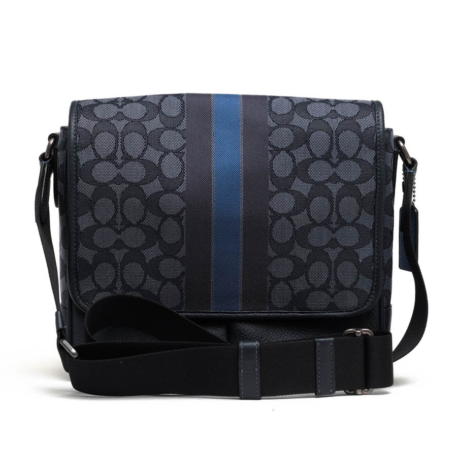 コーチ C6583 シグネチャー トンプソン マップバッグ ショルダーバッグ 鞄 COACH C6583 Thompson Small Map Bag In Signature Jacquard With