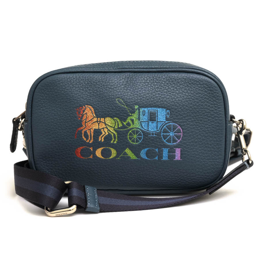 COACH 78131 Jes Convertible Belt Bag With Rainbow Horse and 