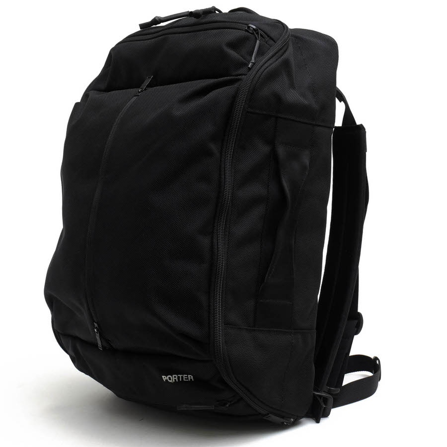 PORTER 532-17900 UPSIDE 3WAY OVERNIGHT BRIEFCASE L ���åץ����� / �ݡ����� ���ĥ��Х� �ӥ��ͥ����å� �Хꥹ�ƥ��å��ʥ����� �Ρ���PC��Ǽ�� �ǥ��ѥå� �֥�å� �� �ӥ��ͥ��Хå� ���