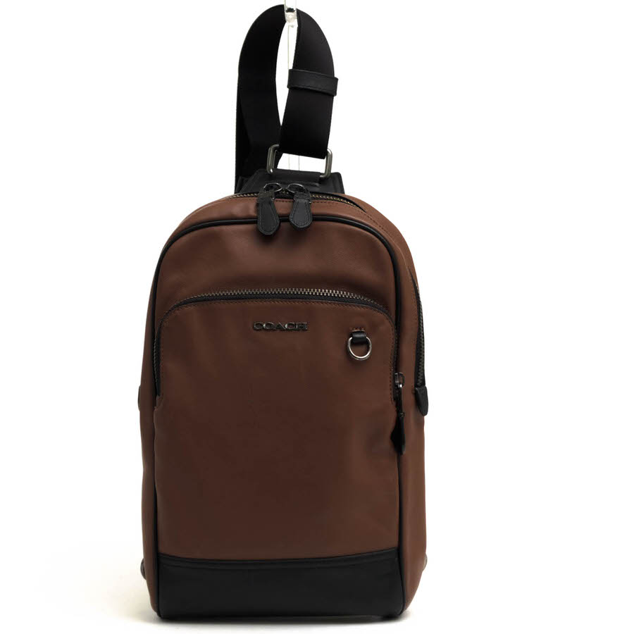 COACH 89934 Graham Pack / コーチ スムースカーフ 牛革 ボディバッグ 