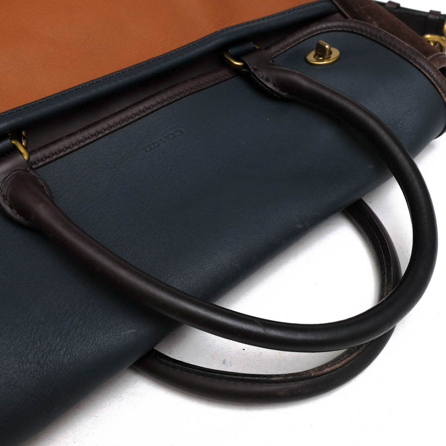COACH 70987 LEGACY UTILITY FLAP COMMUTER IN COLORBLOCK LEATHER カラーブロック ...