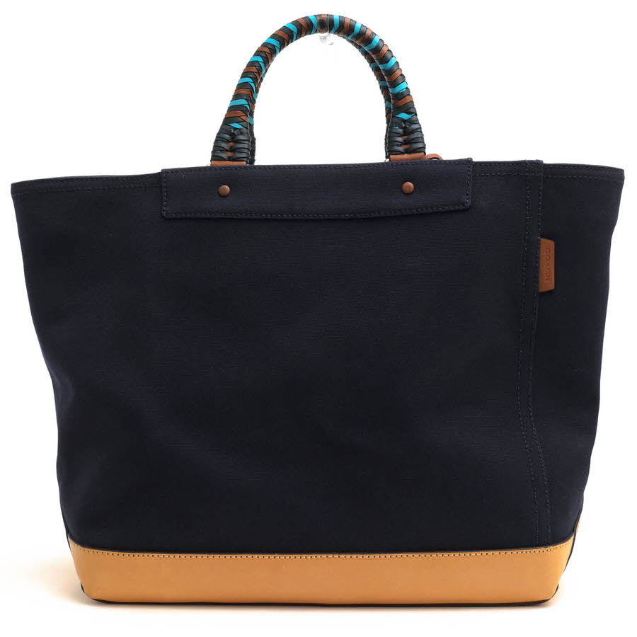 コーチ 70897 キャンバス × ヌメ革 ビッグ トートバッグ ブリーカー COACH 70897 ブリーカーキャンバス ビーチ トート Bleecker Canvas
