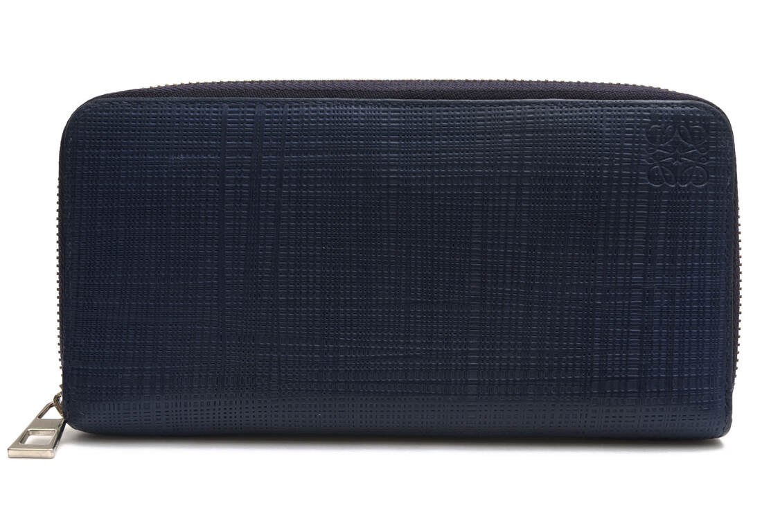 LOEWE 101N88.F13 LINEN ZIP AROUND WALLET リネン / ロエベ 