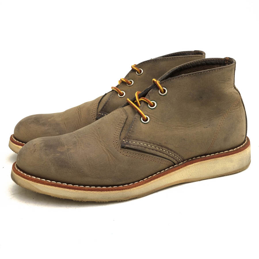 r*u様 レッドウィング チャッカブーツ 11年製 RW 29cm 茶 革 31 REDWING - レッドウィング／RED WING チャッカブーツ シューズ