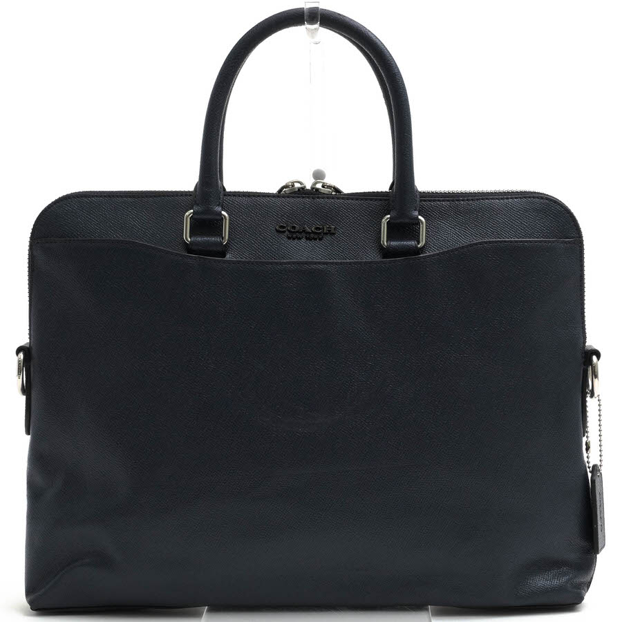 COACH コーチ F68029 クロスグレインレザー ビジネスバッグ　ブラック COACH ビジネスバッグ コーチ F68029 BECKETT PORTFOLIO BRIEF