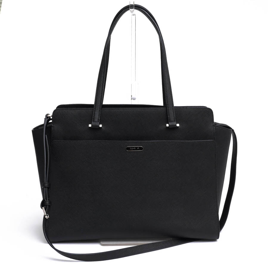 agnes b. FS15-02 / アニエスベー お仕事バッグ 牛床革 スプリット