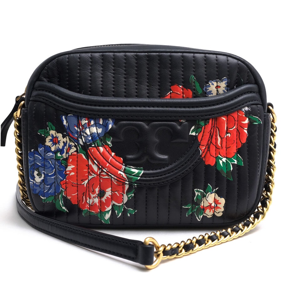 ✨美品✨トリーバーチ フレミング キルティング チェーン ショルダーバッグ 紺 ブランド別 TORY BURCH トリーバーチ フレミング キルティング