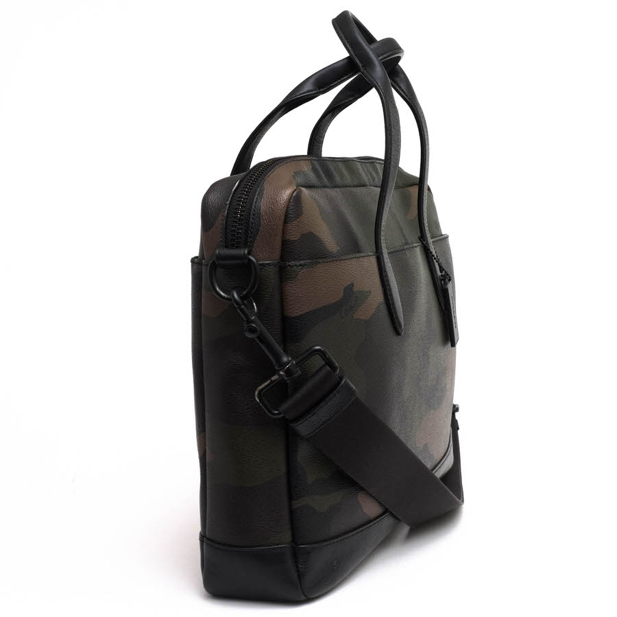 COACH F25267 Hamilton Bag With Camo Print ハミルトン / コーチ コーティングキャンバス カーフ ...