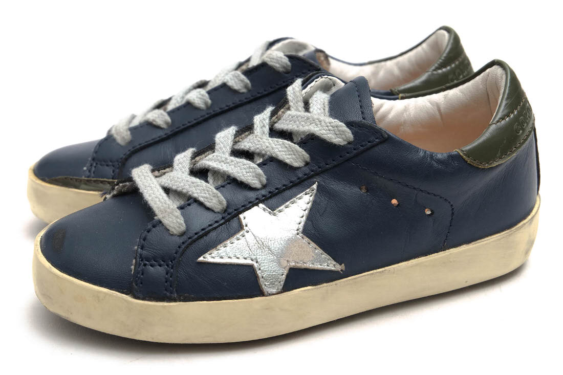 ゴールデングース　キッズ　スニーカー　ユニセックス　男の子　女の子 Golden Goose / ゴールデングース キッズ 牛革 ユニセックス 男女兼用