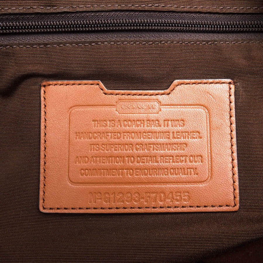 COACH F70455 Graham Leather Zip Business Tote ����� �쥶�� ���å� �ӥ��ͥ��ȡ��� / ������ �ߥ˥����ͥ��㡼�� ���� 2WAY ���������Хå� �֥饦�� �� �ӥ��ͥ��Хå� ���