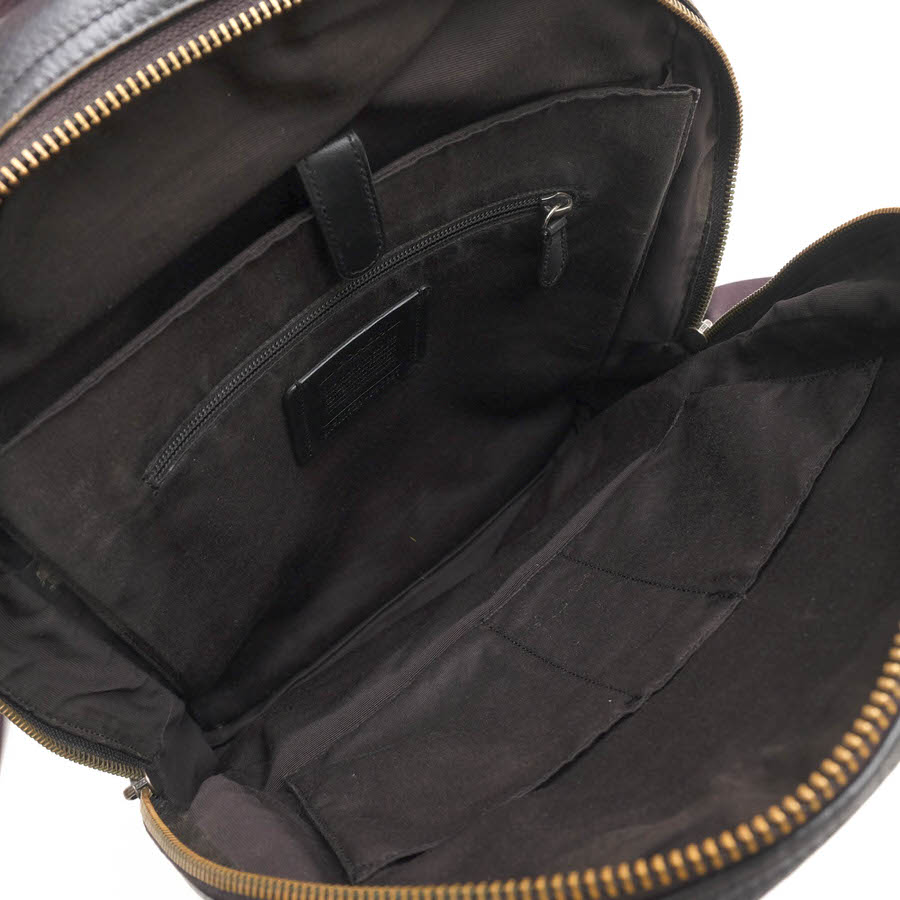 COACH F56667 Bond Backpack in Pebble Leather �ܥ�� / ������ �ڥץ�ɥ쥶�� ���� ���ܳ� �����󥯥쥶�� �Ρ���PC��Ǽ�� �֥�å� �� ���å� ���
