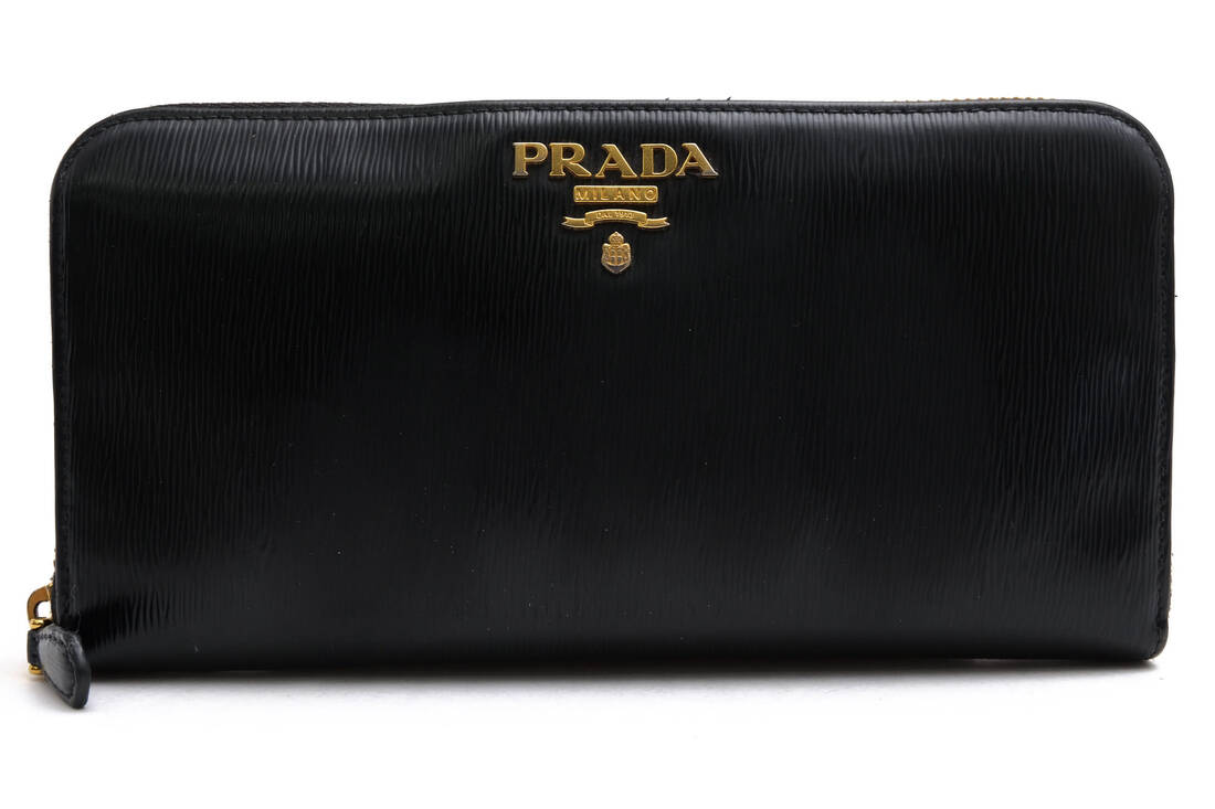 PRADA 1ML506 PORTAFOGLIO LAMPO VITELLO MOVE / プラダ カーフレザー 