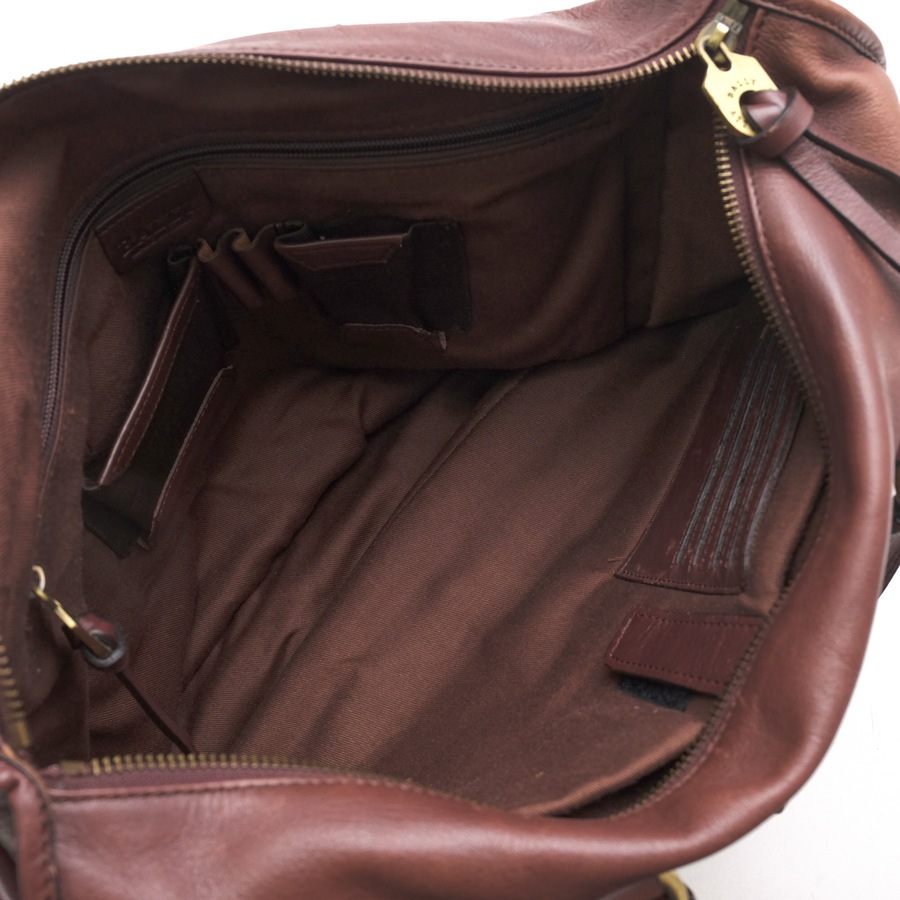BALLY / �Х꡼ �����ե쥶�� ���� 2WAY ���������Хå� �������֥饦�� �Ǥ��� �ӥ��ͥ��Хå� ���