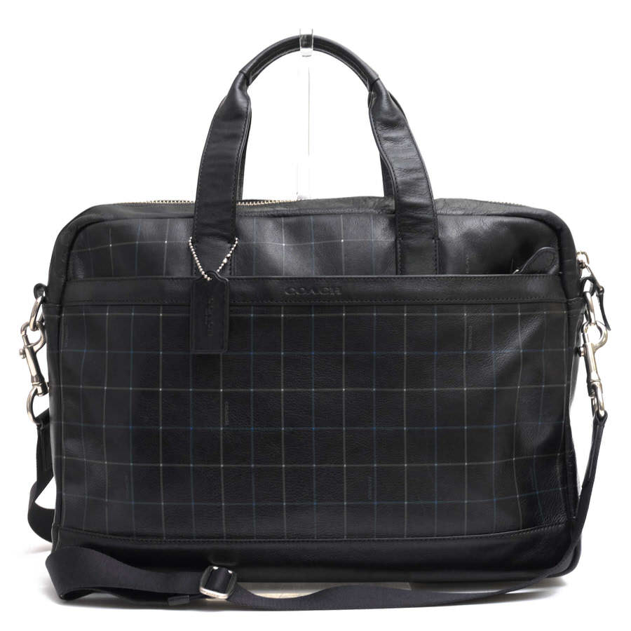 COACH F71561 HUDSON BAG IN SMOOTH LEATHER �ϥɥ��� ���ࡼ���쥶�� / ������ �֥��å������å��� 2WAY ���������Хå� �֥�å� �� �ӥ��ͥ��Хå� ���