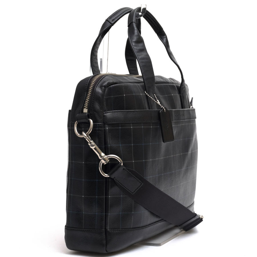 COACH F71561 HUDSON BAG IN SMOOTH LEATHER �ϥɥ��� ���ࡼ���쥶�� / ������ �֥��å������å��� 2WAY ���������Хå� �֥�å� �� �ӥ��ͥ��Хå� ���