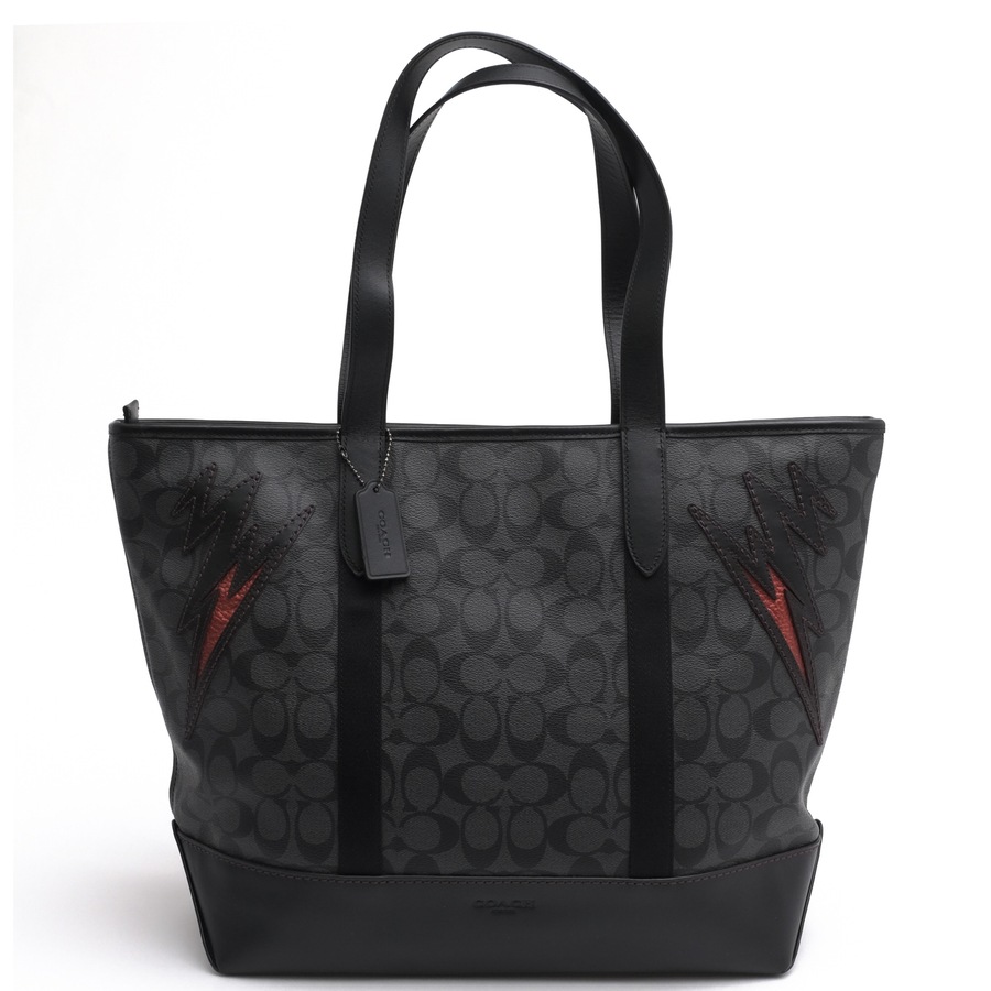 COACH F38759 West Tote In Signature Canvas With Cut Outs / コーチ