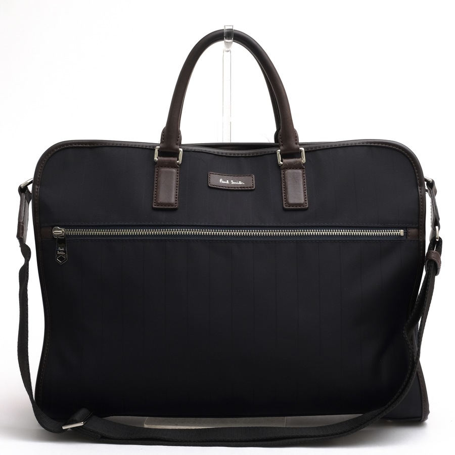 ポールスミス ビジネスバッグ ピンストライプ PSN671 ブラック メンズ Paul Smith PSN671 PIN STRIPE NYLON ピンストライプナイロン3