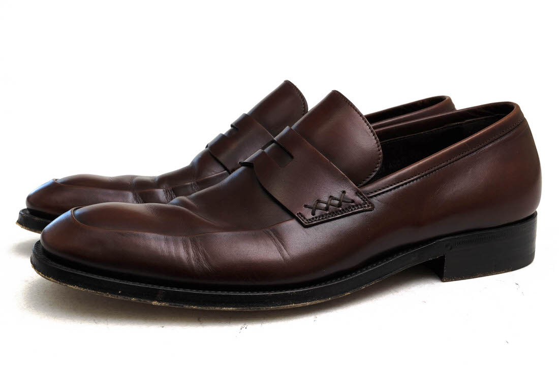 ゼニア／Ermenegildo Zegna ローファー ペニーローファー シューズ 靴 メンズ 男性 男性用レザー 革 本革 ダークブラウン 茶 ブラウン  CA09 A0811 モカシン グッドイヤーウェルト製法 レザーソール Ermenegildo Zegna CA09 A0811 / ゼニア 牛革 カーフ モカシン