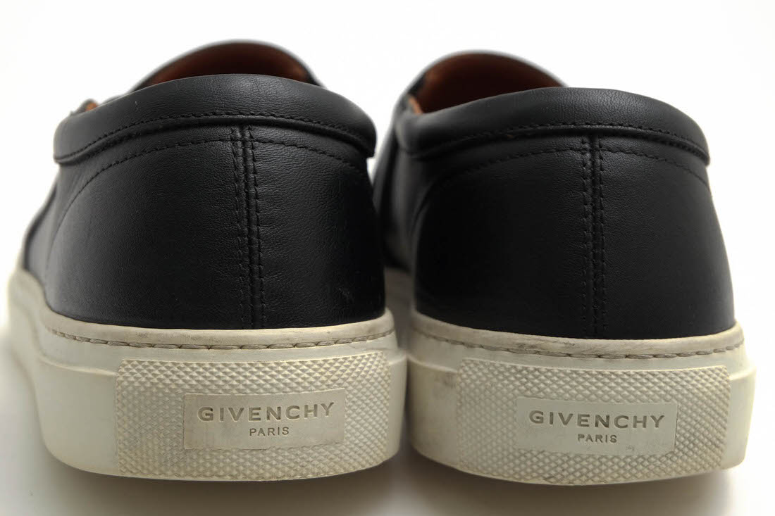 送料無料】GIVENCHY ジバンシー レザー スニーカー スリッポン 白 37 