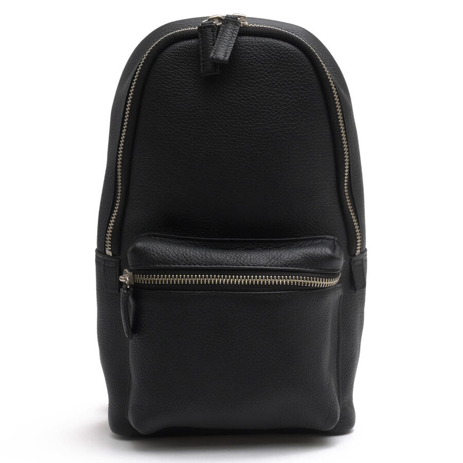 BARNEYS NEW YORK ボディバッグ ブラック BARNEYS NEWYORK / バーニーズニューヨーク 牛革 ボディバッグ シボ革