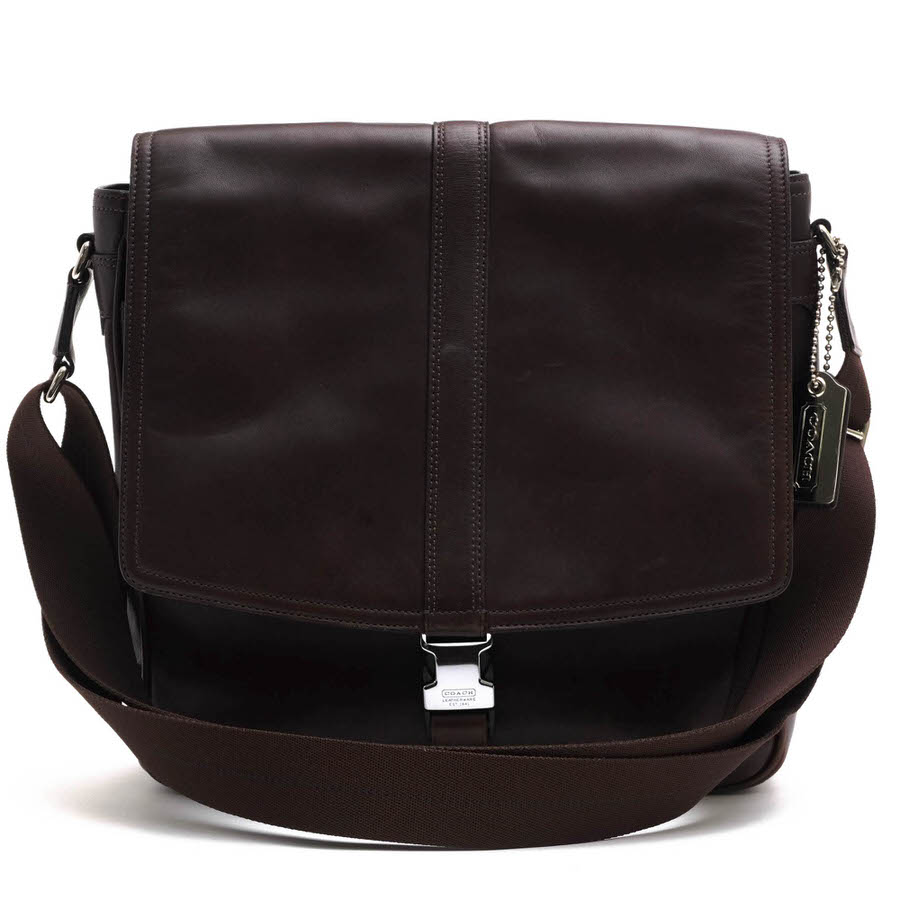 COACH 70300 Transatlantic Leahter Map Bag トランスアトランティック
