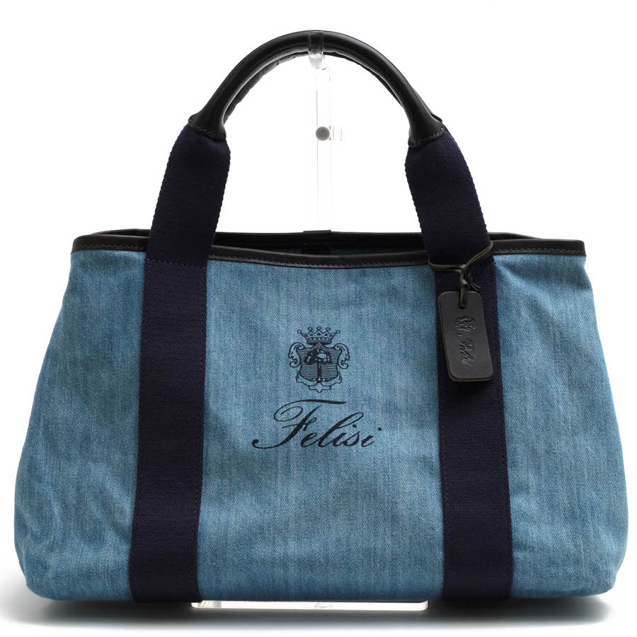 Felisi 16/44/DW+A / フェリージ インディゴ染め 藍 INDIGO 一部牛革 