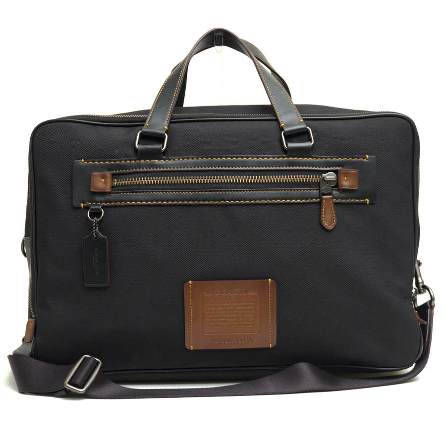 【美品】COACH ナイロン 2WAY ビジネスバッグ PC可 大容量 美品COACH ナイロン 2WAY ビジネスバッグ PC可 大容量