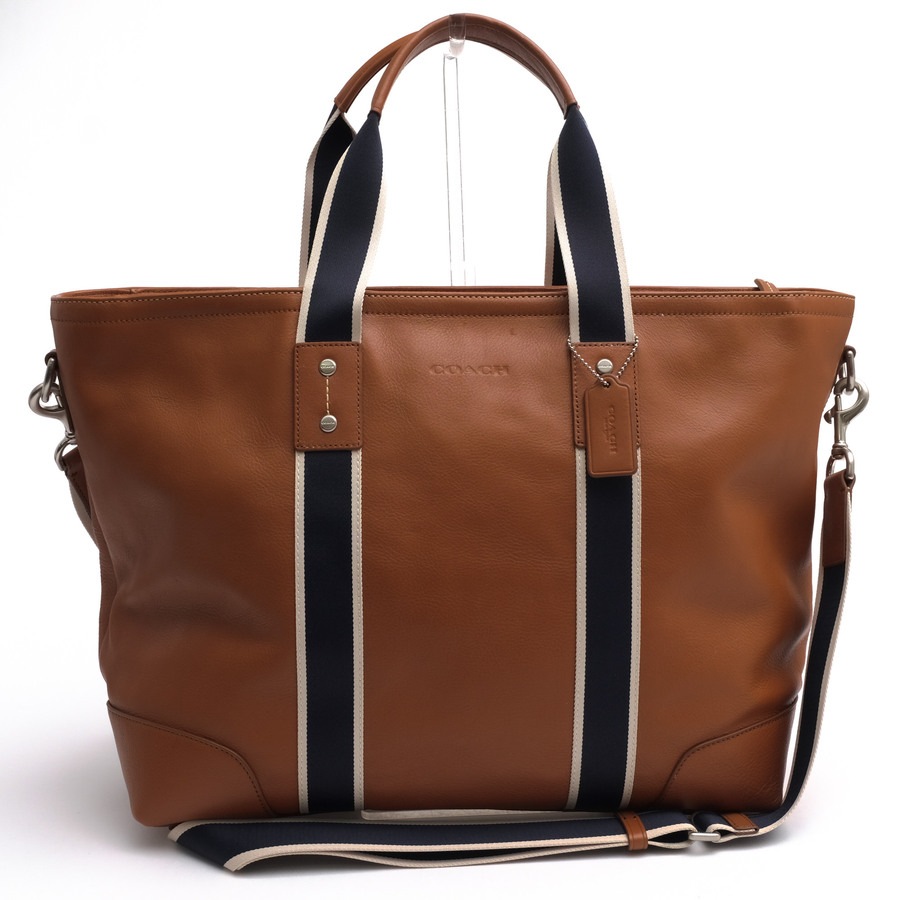 1円〜 COACH コーチ ヘリテージ ウェブ レザー フォルドオーバー