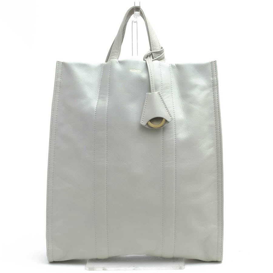 aniary 19-02001 Garment Leather Cluch Tote Bag / アニアリ 2WAY